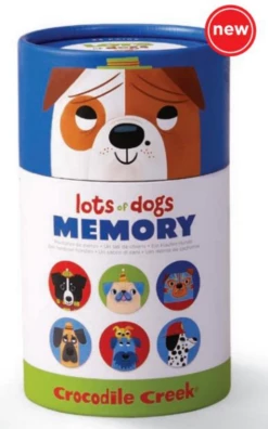 Crocodile Creek: Canister Memory Game - Lots Of Dogs
