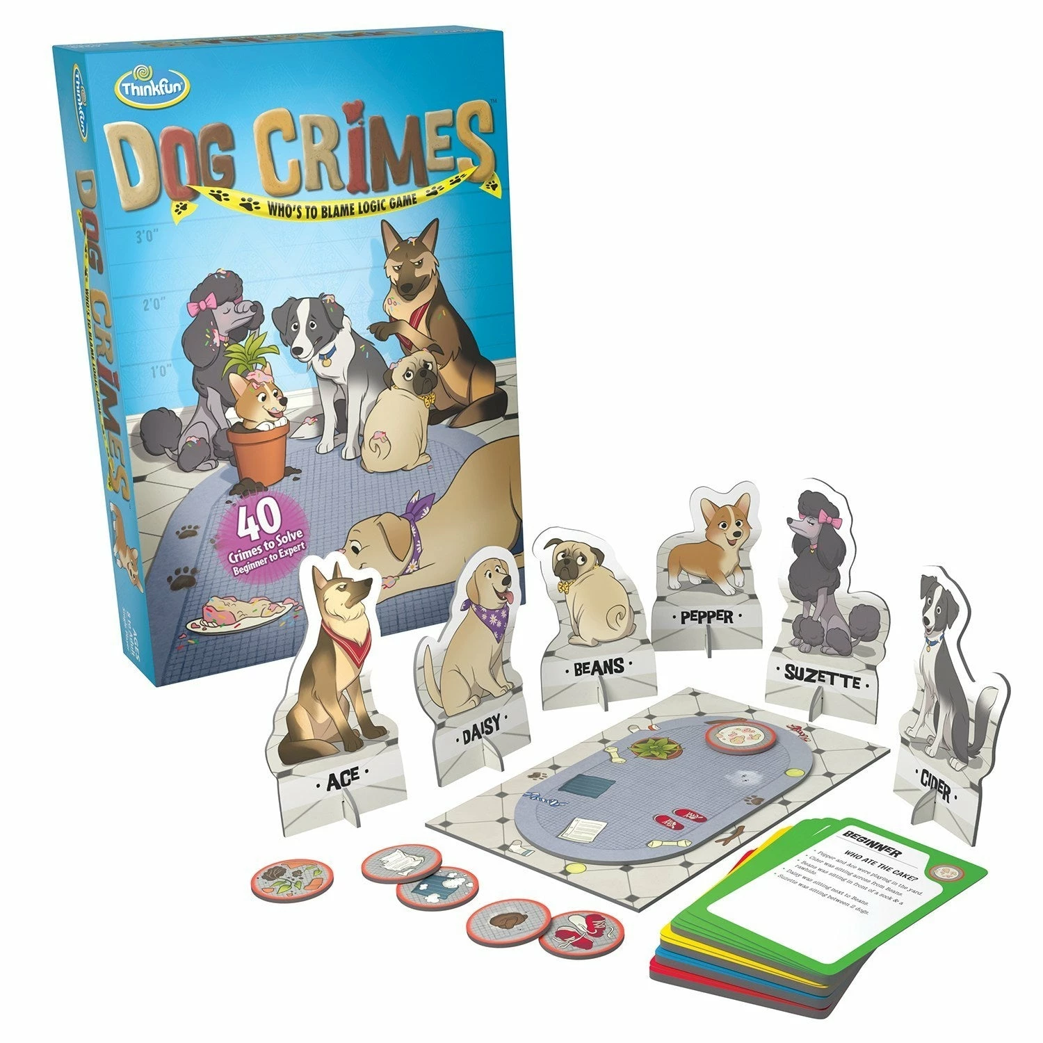 Thinkfun Dog Crimes (Board Game) 4 Thinkfun Dog Crimes (Board Game) - Image 2