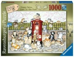 Ravensburger: Crazy Cats Lost In The Post (1000pc Jigsaw)