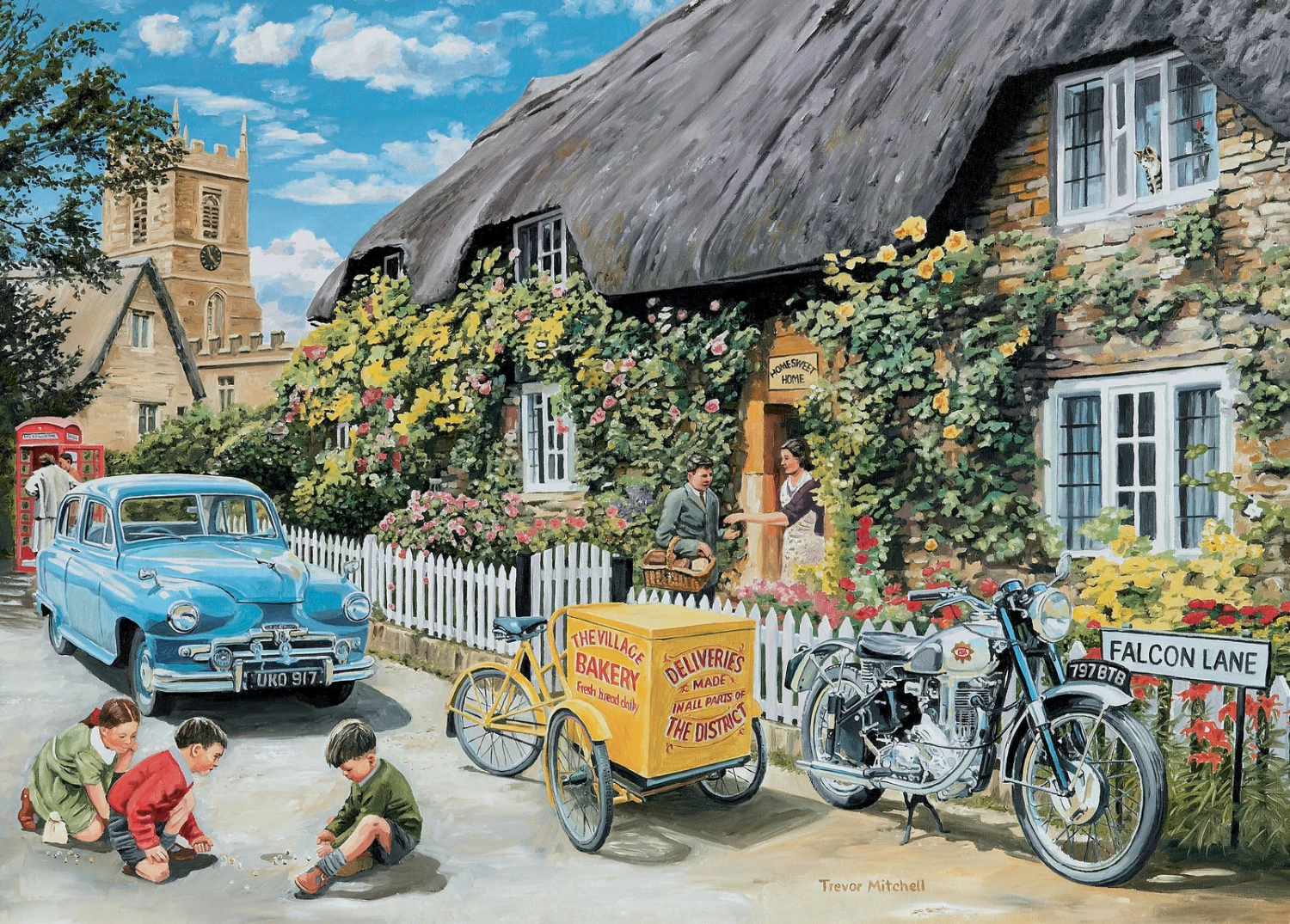 The English Village: Baker's Delivery (500pc Jigsaw) 4 The English Village: Baker's Delivery (500pc Jigsaw) - Image 2