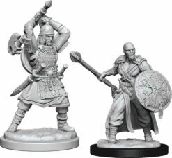 Wizkids D&D Nolzur's Marvelous: Unpainted Miniatures - Human Barbarian Male