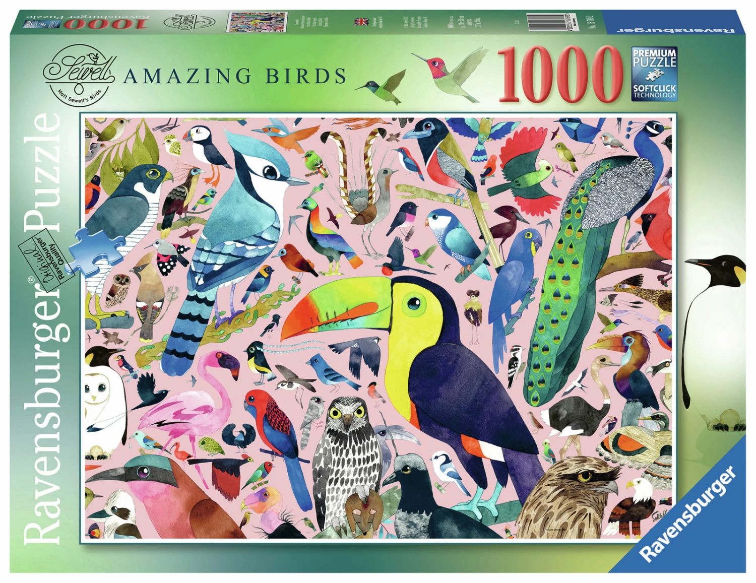 Ravensburger: Amazing Birds (1000pc Jigsaw) 3 Ravensburger: Amazing Birds (1000pc Jigsaw)