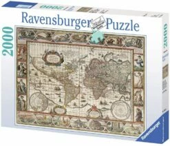 Ravensburger: Map Of The World 1650 (2000pc Jigsaw)