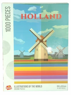 Goliath Illustrations Of The World: Holland (1000pc Jigsaw)