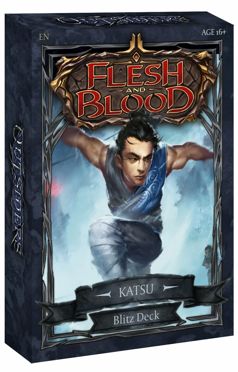 Flesh And Blood TCG: Outsiders Blitz Deck - Katsu 3 Flesh And Blood TCG: Outsiders Blitz Deck - Katsu