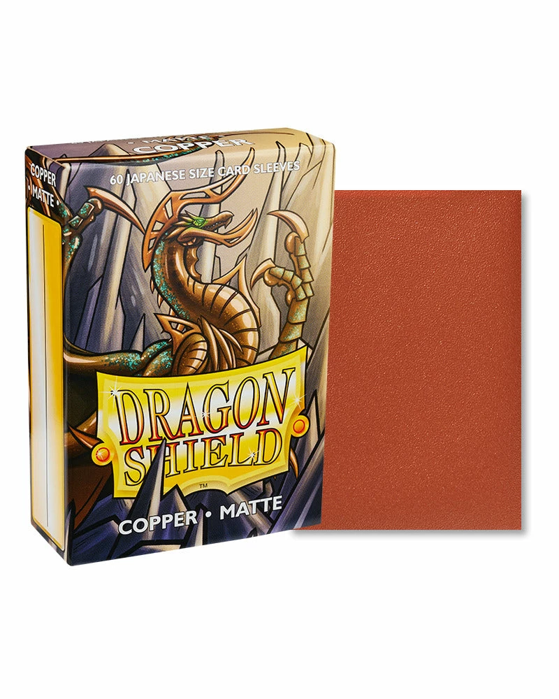 Dragon Shield: Matte Copper Sleeves - Japanese Size 4 Dragon Shield: Matte Copper Sleeves - Japanese Size - Image 2