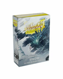 Dragon Shield: Dual Matte Snow Sleeves - Japanese Size -THE BOARD GAMER Sales 278356402
