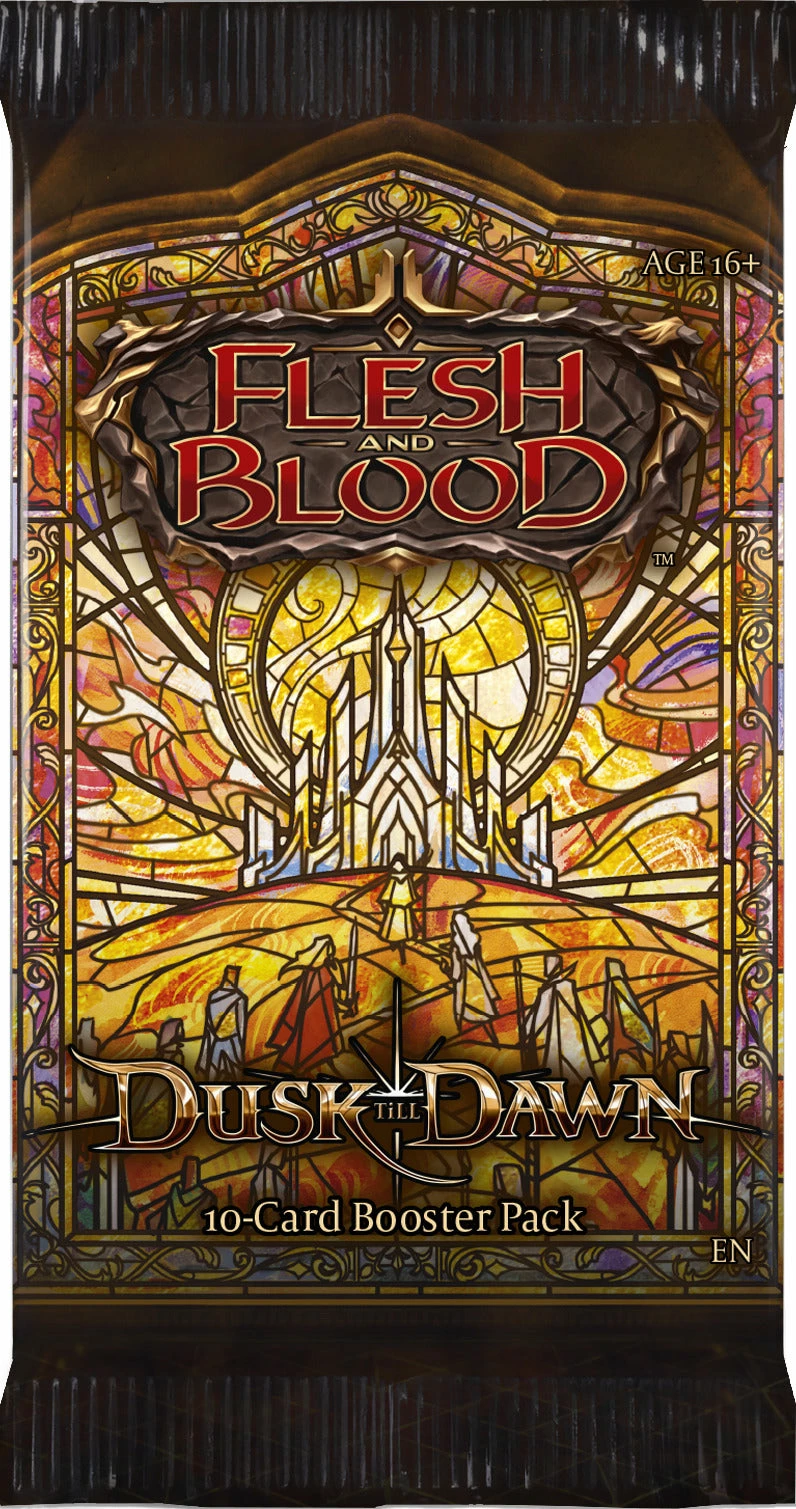 Flesh And Blood TCG: Dusk Till Dawn Booster Pack 3 Flesh And Blood TCG: Dusk Till Dawn Booster Pack