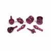 PolyHero Bard: 8 Dice Set - Raspberry Rhapsody